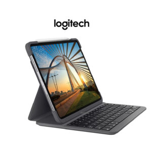 LOGITECH SLIM FOLIO PRO FOR IPAD PRO 12.9″ [ 3rd and 4th gen ONLY ] – GRAPHITE