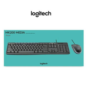 LOGITECH WIRED COMBO MK200 KEYBOARD WITH MEDIA KEYS