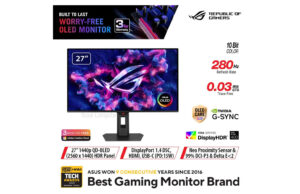ASUS ROG XG27ACDMS 2K 280GHZ OLED GAMING MONITOR