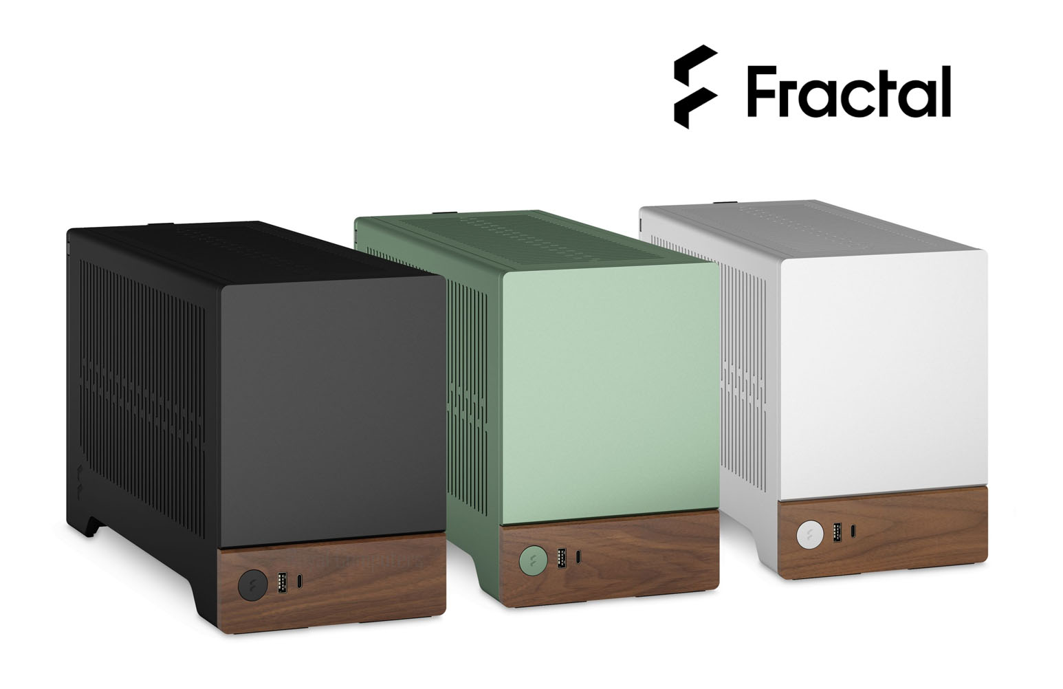 FRACTAL DESIGN TERRA ITX -C CASING-GRAPHIC / GREEN & WHITE
