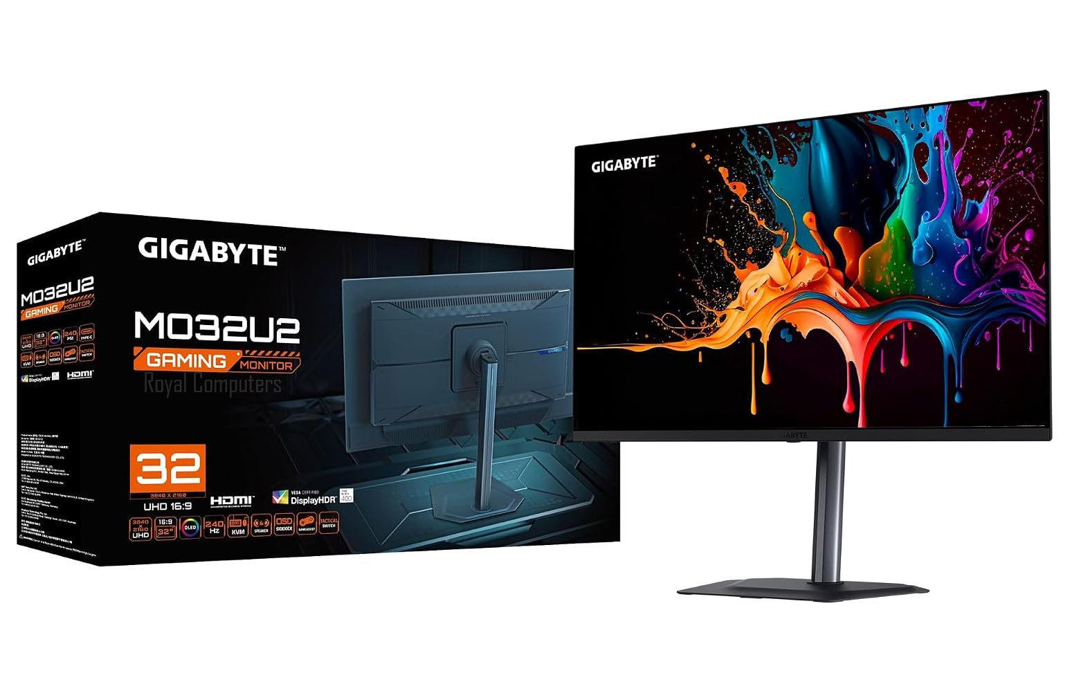 GIGABYTE MO32U2 OLED 4K 240Hz GAMING MONITOR