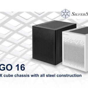 SILVERSTONE SUGO SG16 MINI ITX CASING BLACK & WHITE