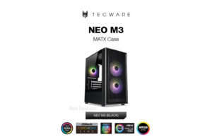 TECWARE NEO M3 [3 ARGB FAN INCLUDED]-BLACK