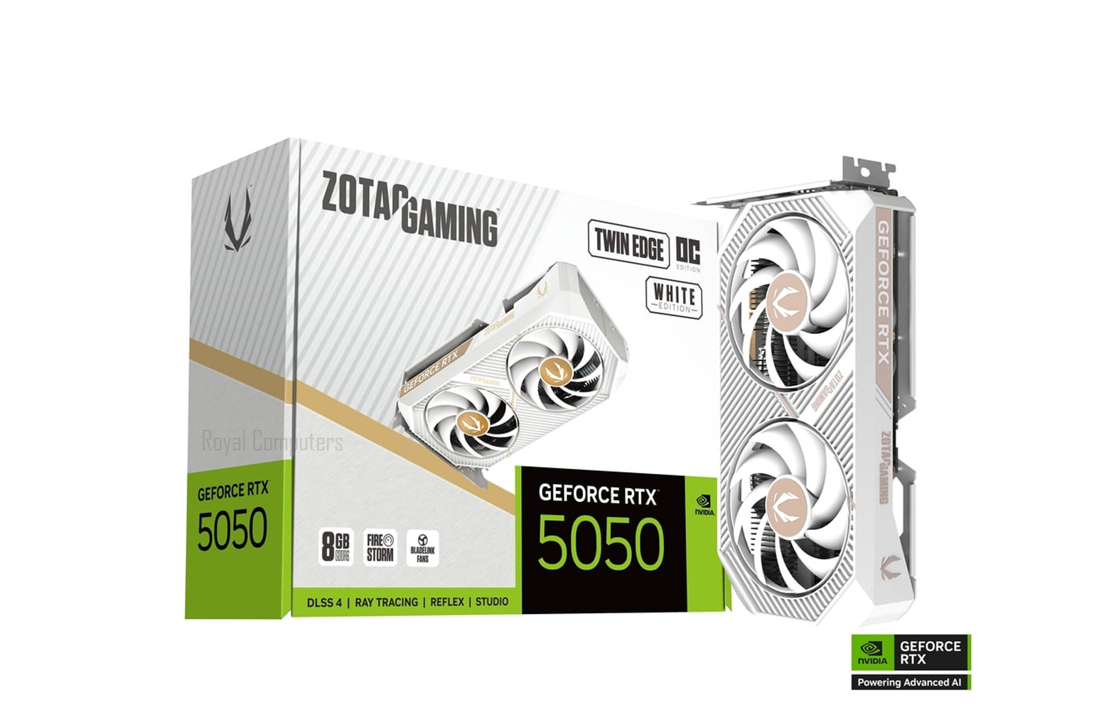 ZOTAC GAMING GEFORCE RTX 5050 TWIN EDGE OC 8GB-WHITE