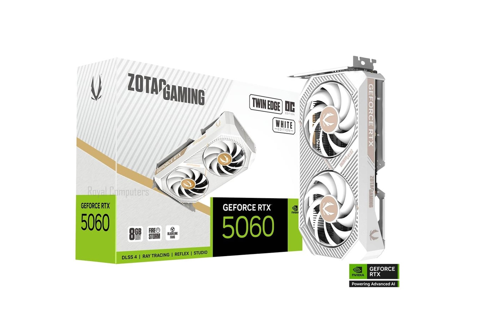 ZOTAC GAMING GEFORCE RTX5060 TWIN EDGE OC 8GB-WHITE