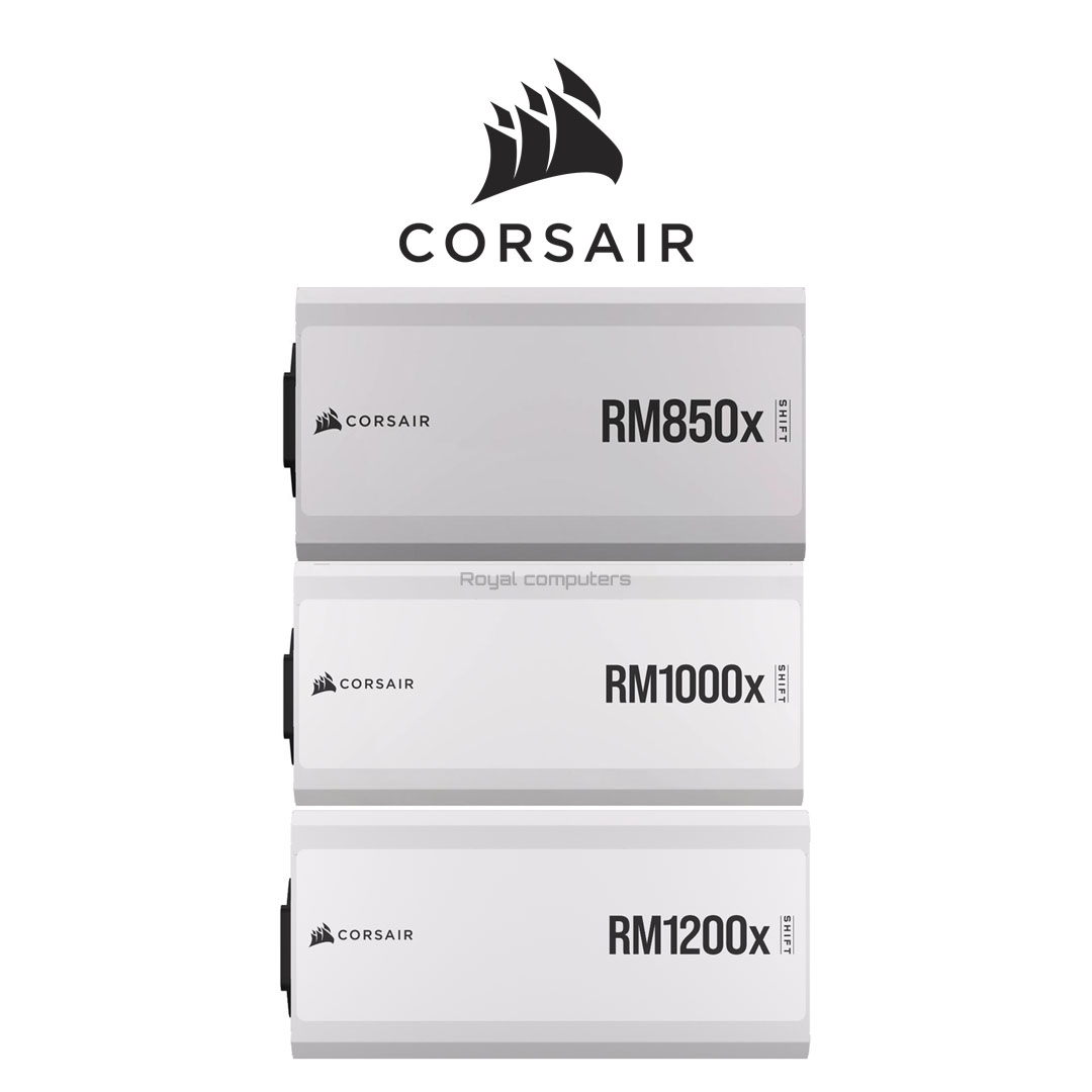 CORSAIR RM X SHIFT WHITE 850W /1000W /1200W ATX POWER SUPPLY