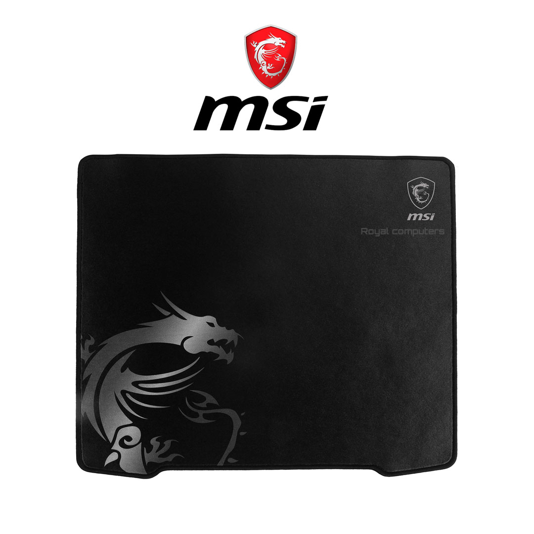 MSI ULTRA SMOOTH LOW FRICTION TEXTILE SURFACE NATURAL RUBBER BASE ANTI-SLIP AGILITY GD30 GAMING MOUSEPAD
